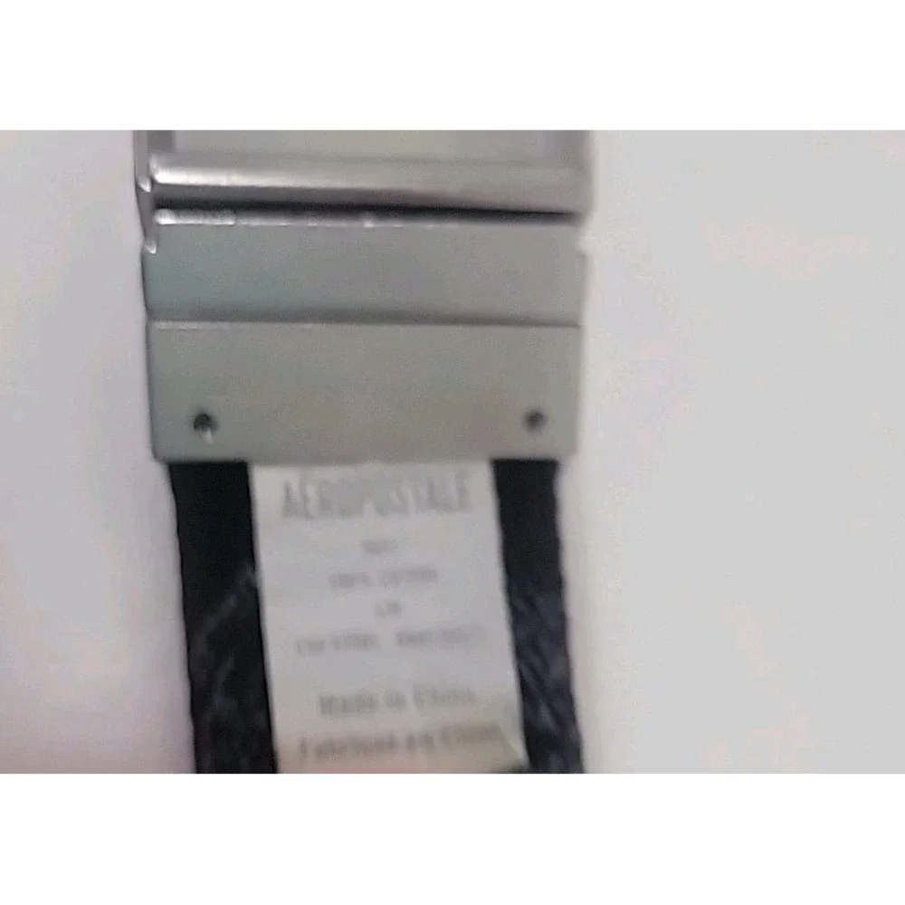 Unisex Aeropostale A87 Multicolor & Blue Reversible‎ Belt Slide Buckle S/M